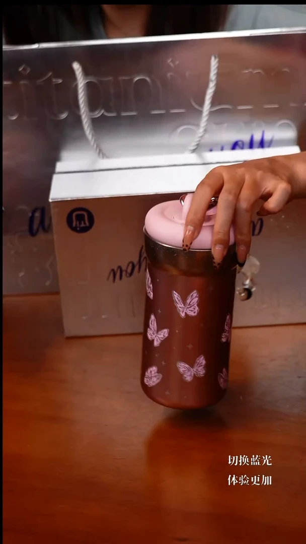 41 橘福小圆墩钛杯-玫瑰金500ml