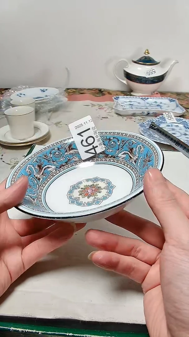 瓷片草*画小淼海外陶瓷工艺品