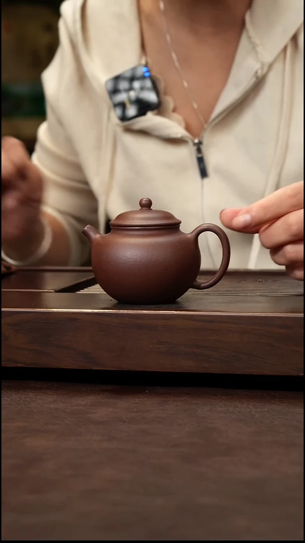 茶壶紫砂底槽清供珠-170cc左右
