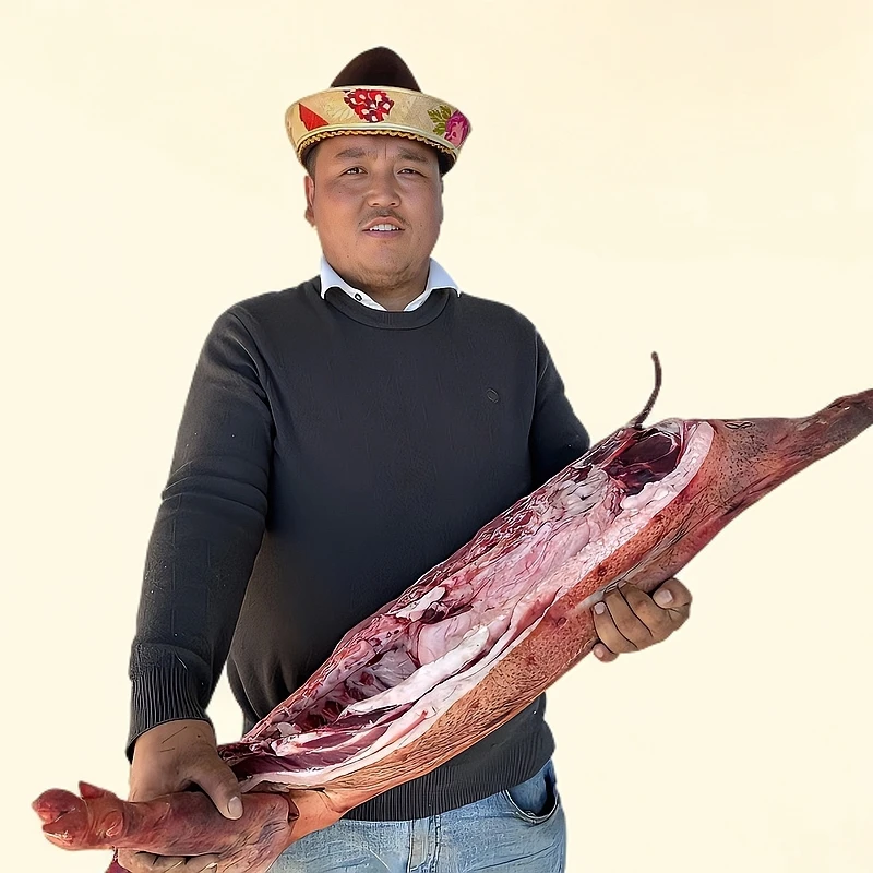 林芝米瑞乡通麦村藏香猪半只销售邮政发货藏区包邮