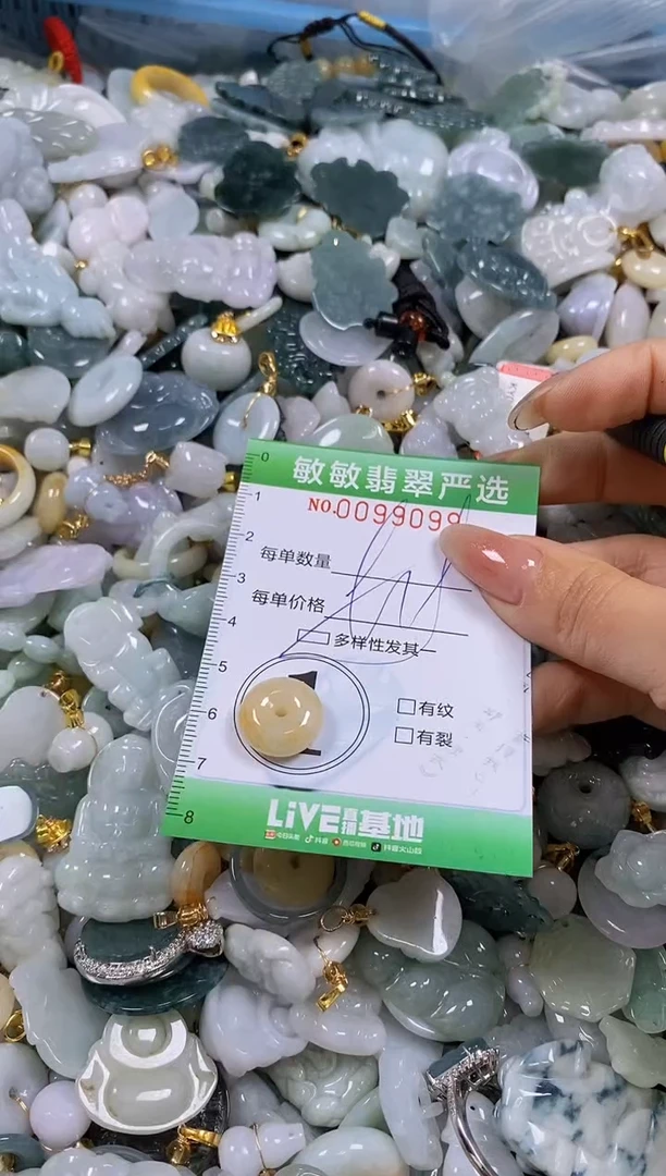 【闪购商品】翡翠颈饰未镶嵌闪购0099099多样性发其一