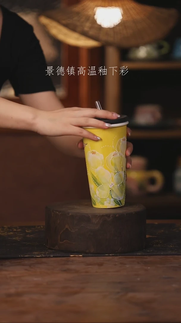 景德镇高温釉下手绘陶瓷456