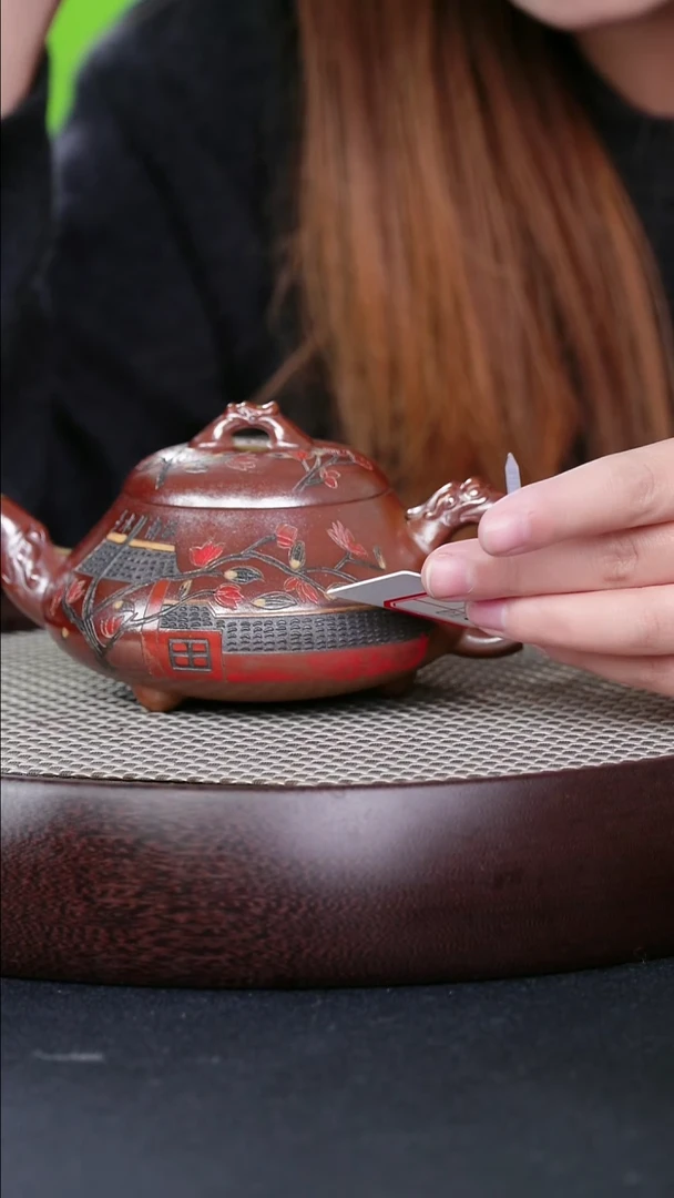 茶壶紫砂宜兴紫砂壶汉棠石瓢h014022