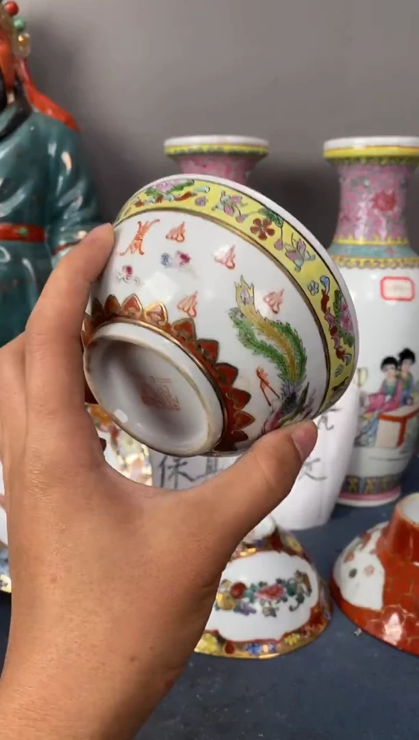 摆件陶567精品老厂瓷器（煤窑烧制）