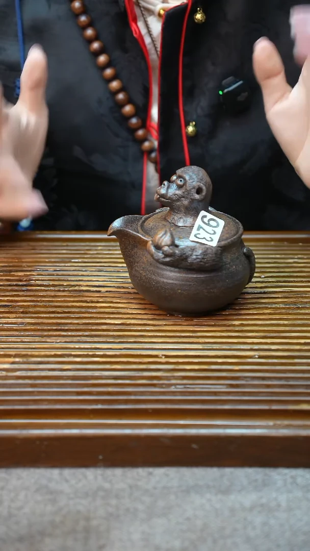 万古烧粗陶手工手做茶具