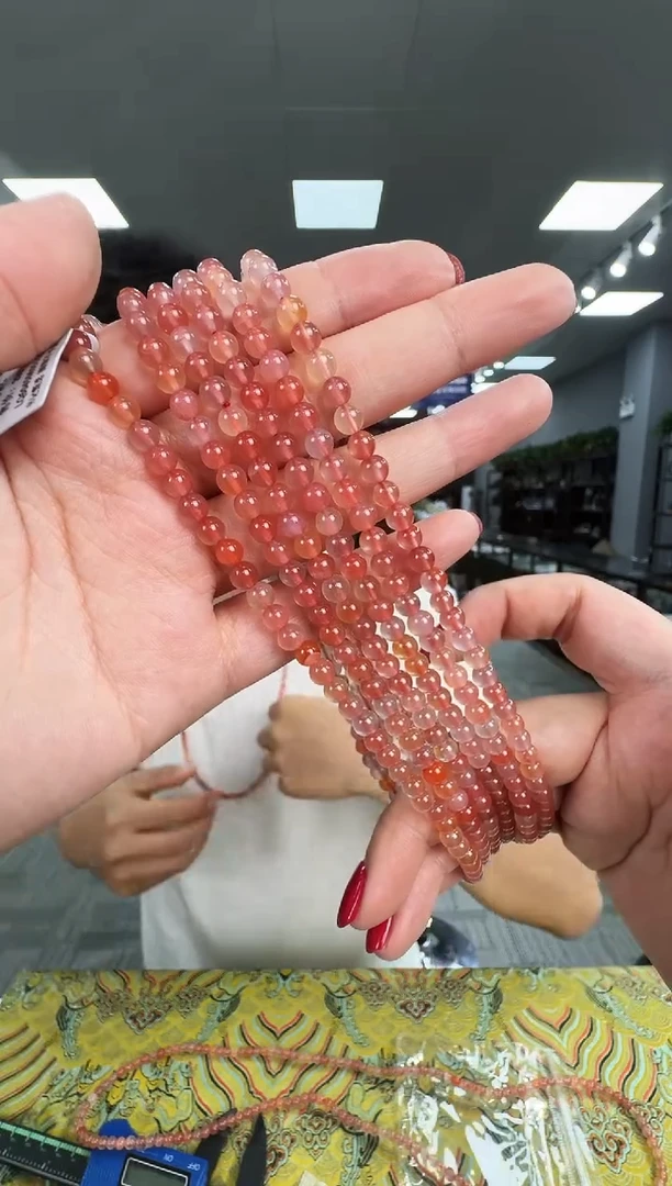 手链未镶嵌南红玛瑙LQ6045 约5mm多样式发一件