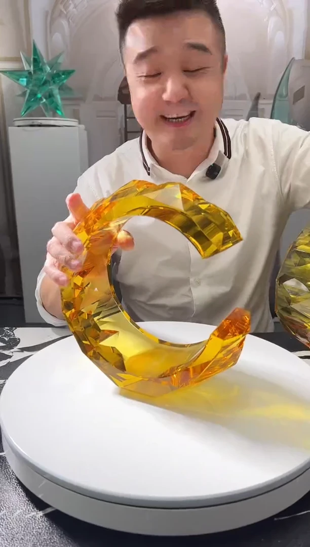 琉璃巴比特美学 金色光影之环开口