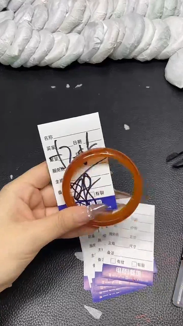 未镶嵌手镯石英质玉57-58