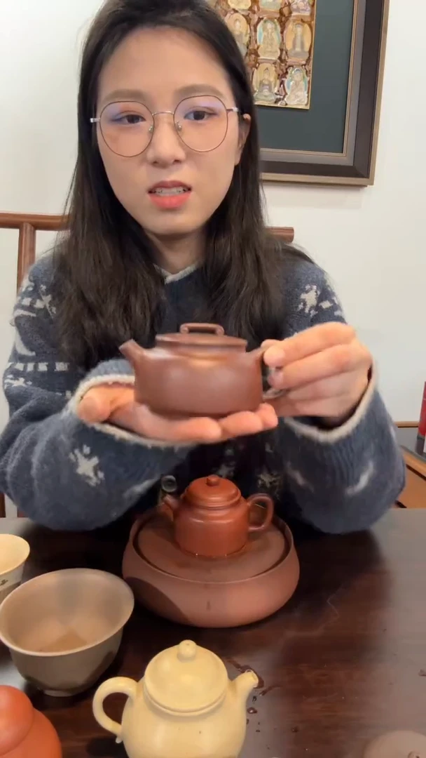 茶壶紫砂予书 紫泥 160cc