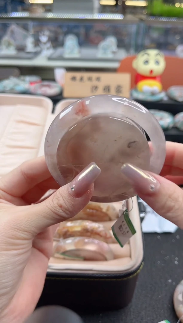 未镶嵌手镯石英质玉尘*丷圈口（赠品镯心）