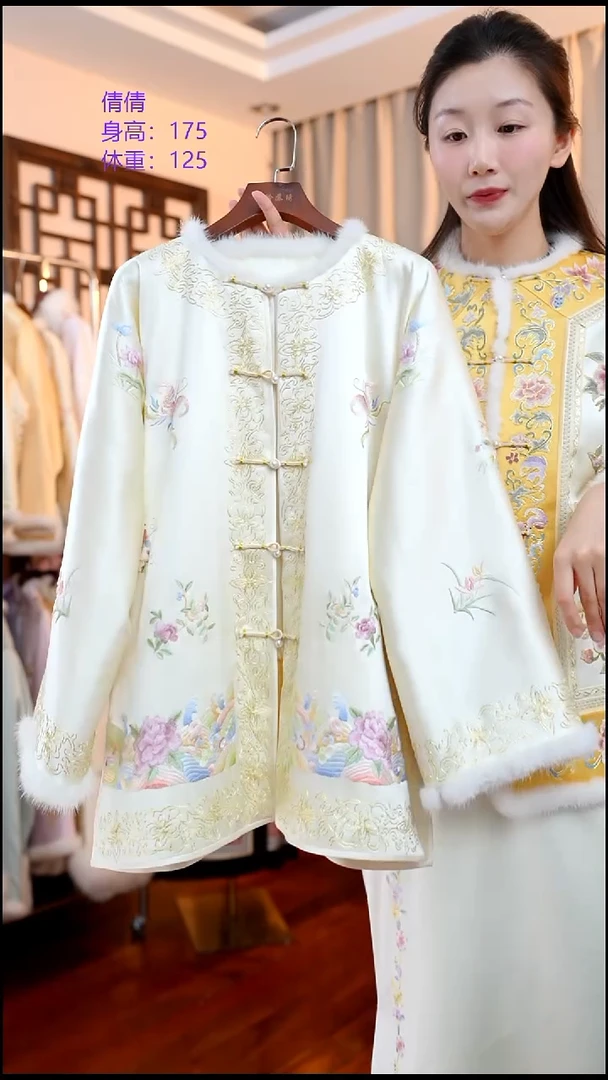 刺绣海上生花冬款  桑蚕丝非遗苏绣服饰