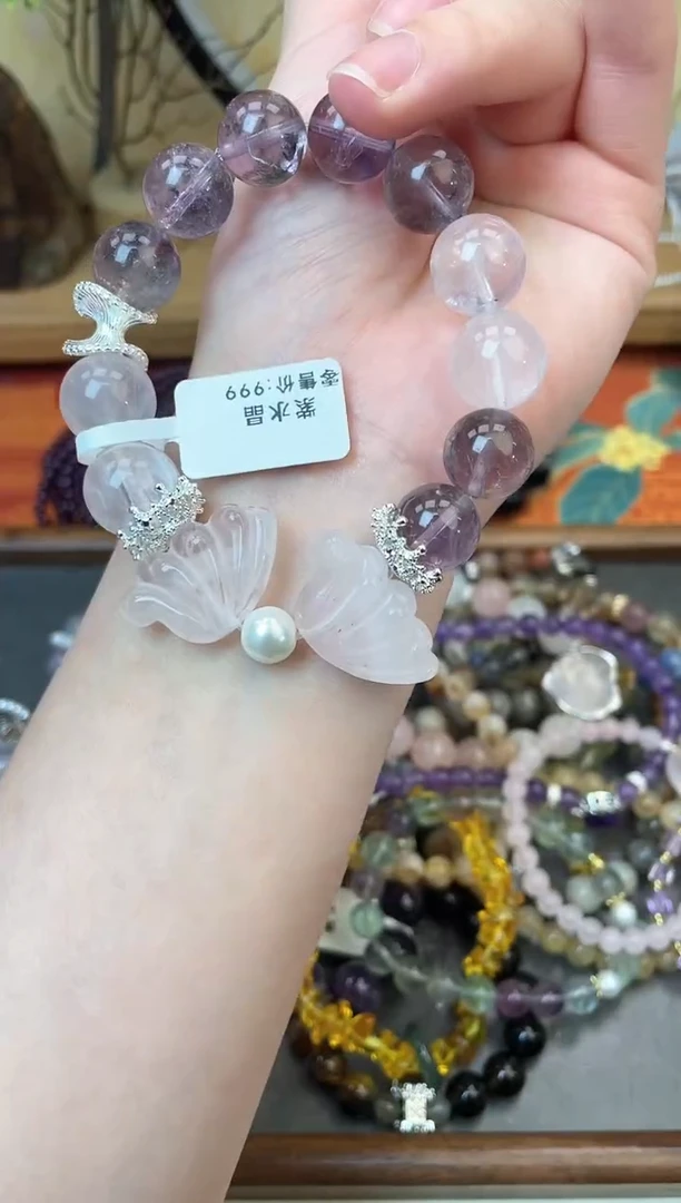 【闪购商品】水晶手链未镶嵌120手串