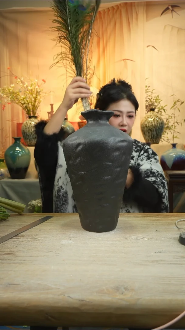 高26口10陶瓷花瓶