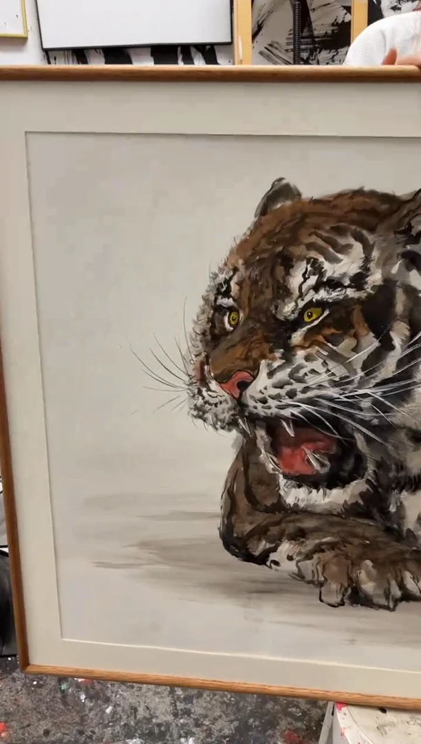 【闪购商品】丙烯画画江湖精装伏虎