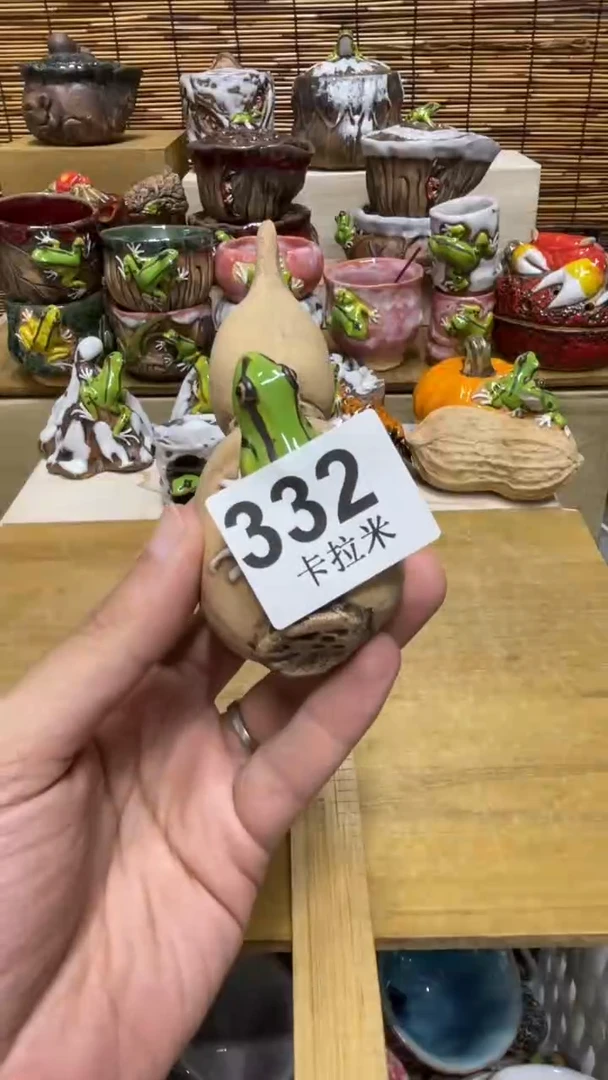 蕙*332精美粗陶手工柴烧
