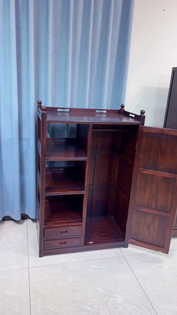 黑酸枝木类成套家具小衣柜80*45*126