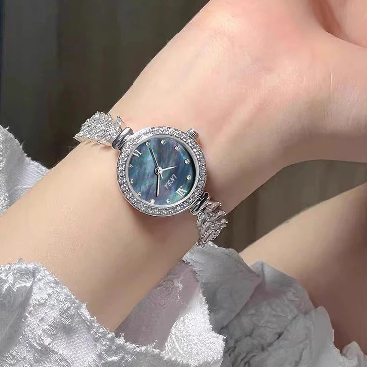 新款深海蓝贝母美人鱼手链女士腕表FL 5883  H