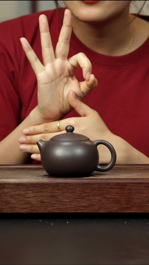 紫砂茶壶千禧紫泥西施