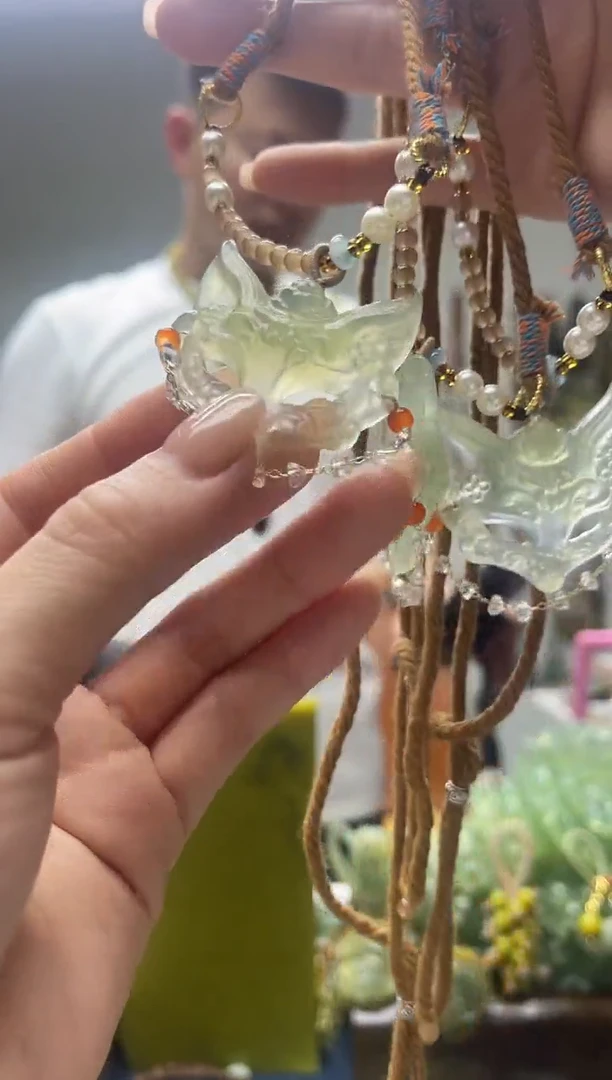 未镶嵌岫玉颈饰多样性发货拍一发一