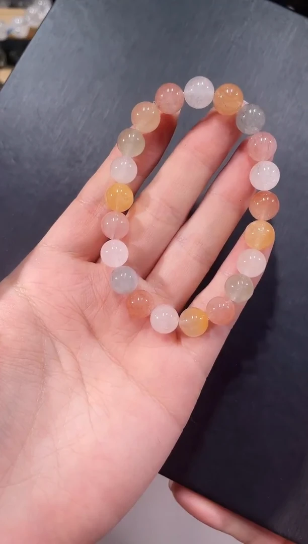 未镶嵌手链水晶A053兔毛手链9