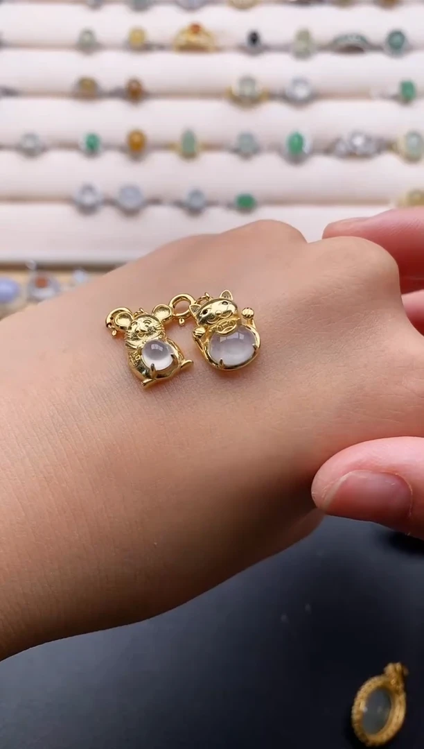 银S925镶嵌戒指翡翠怀*姐2222222+8