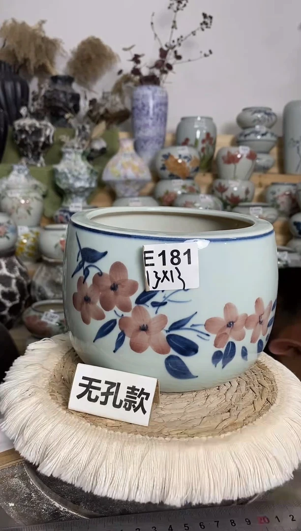 景德镇纯手绘高温 E181