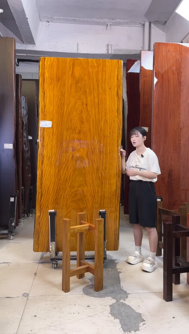 B8-003非洲楠木226.5*102*7.5加黄三角支架*2