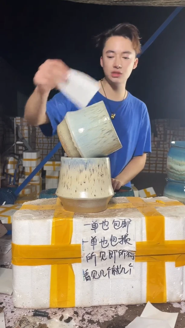 紫砂花盆紫砂花盆宜兴紫砂粗陶花盆13*14