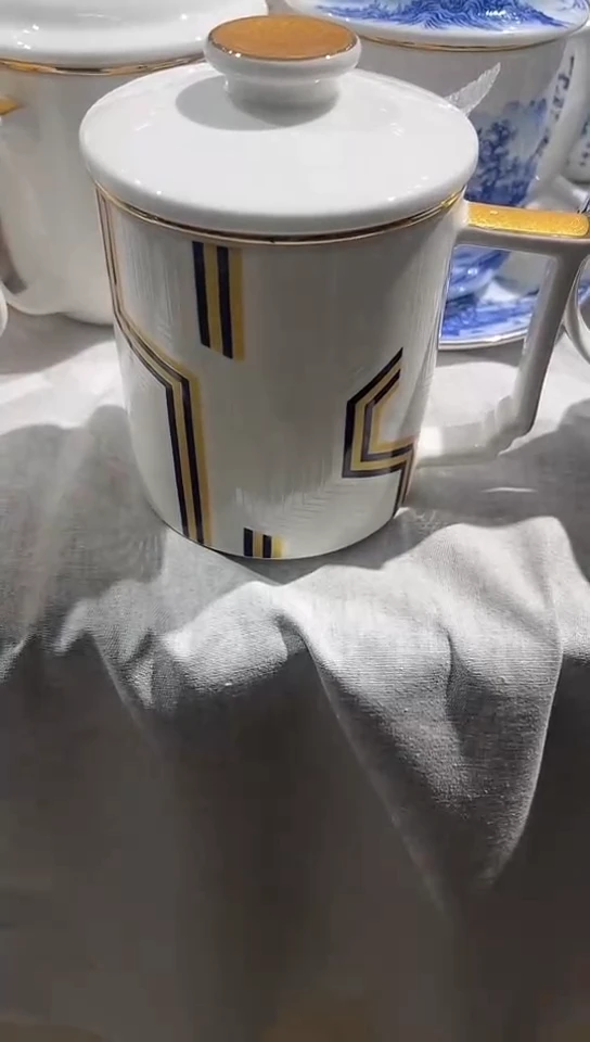 骨瓷茶漏杯隆达骨瓷