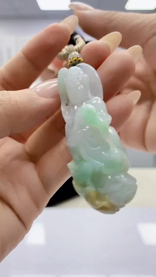 未镶嵌定制翡翠4898ty-毛货挂件34