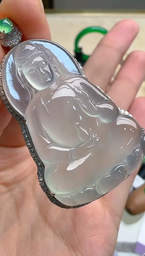 【闪购商品】翡翠吊坠(不含链)18K金镶嵌多样性团购发一件