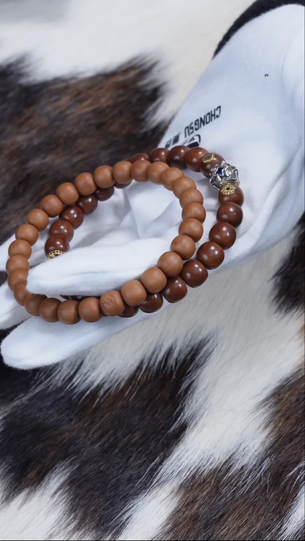 手串猴头核桃浮**梦7.8 银标老型 紫金鼠