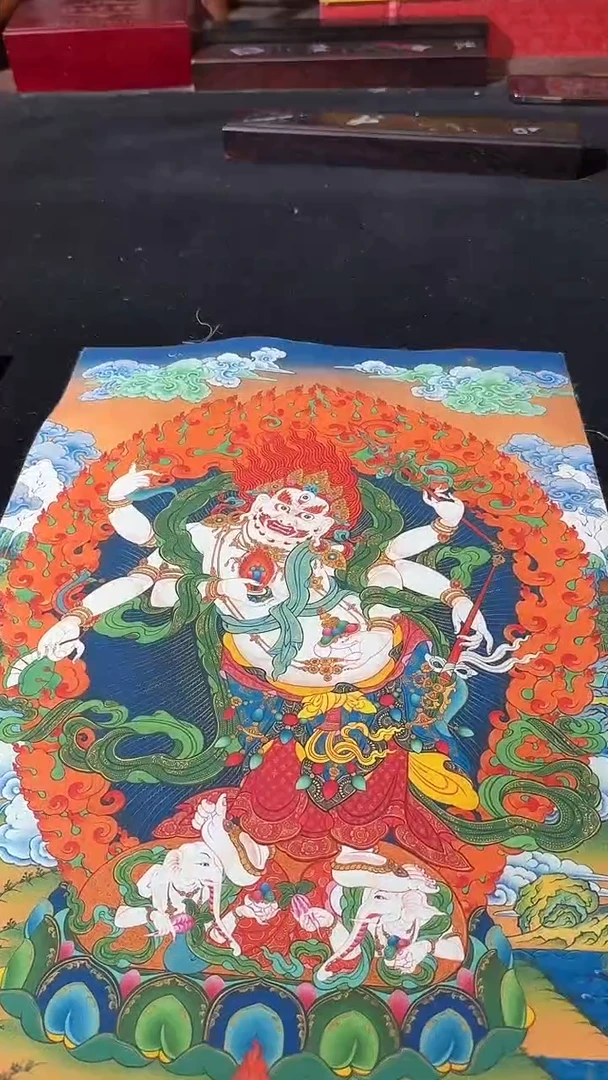 卷轴画藏式珍藏彩绘艺术馆5913