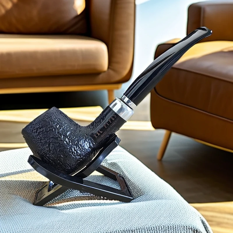 意大利石楠木撞球烟斗3mm烟道随心搭配，男人的玩具