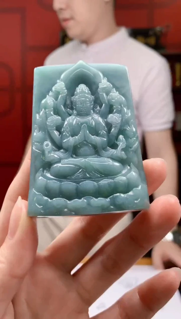 定制翡翠未镶嵌1088ry-毛货挂件59