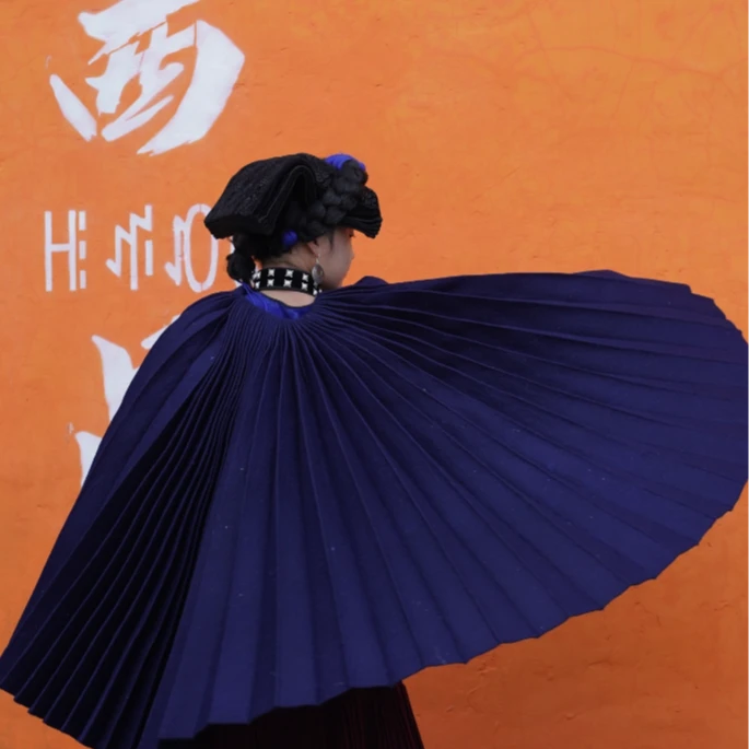 【女生单层佳史】大凉山彝族羊毛披毡