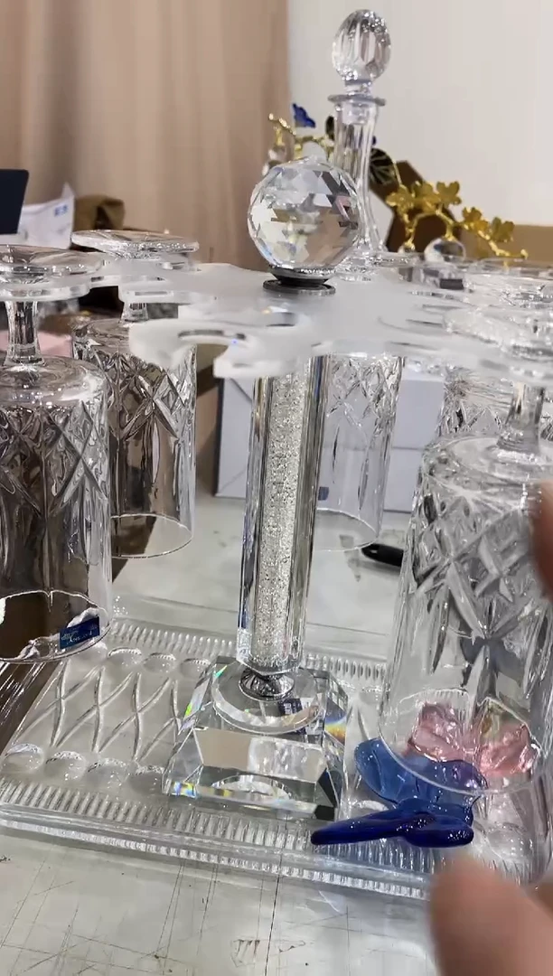 有机玻璃红酒杯酒架矮