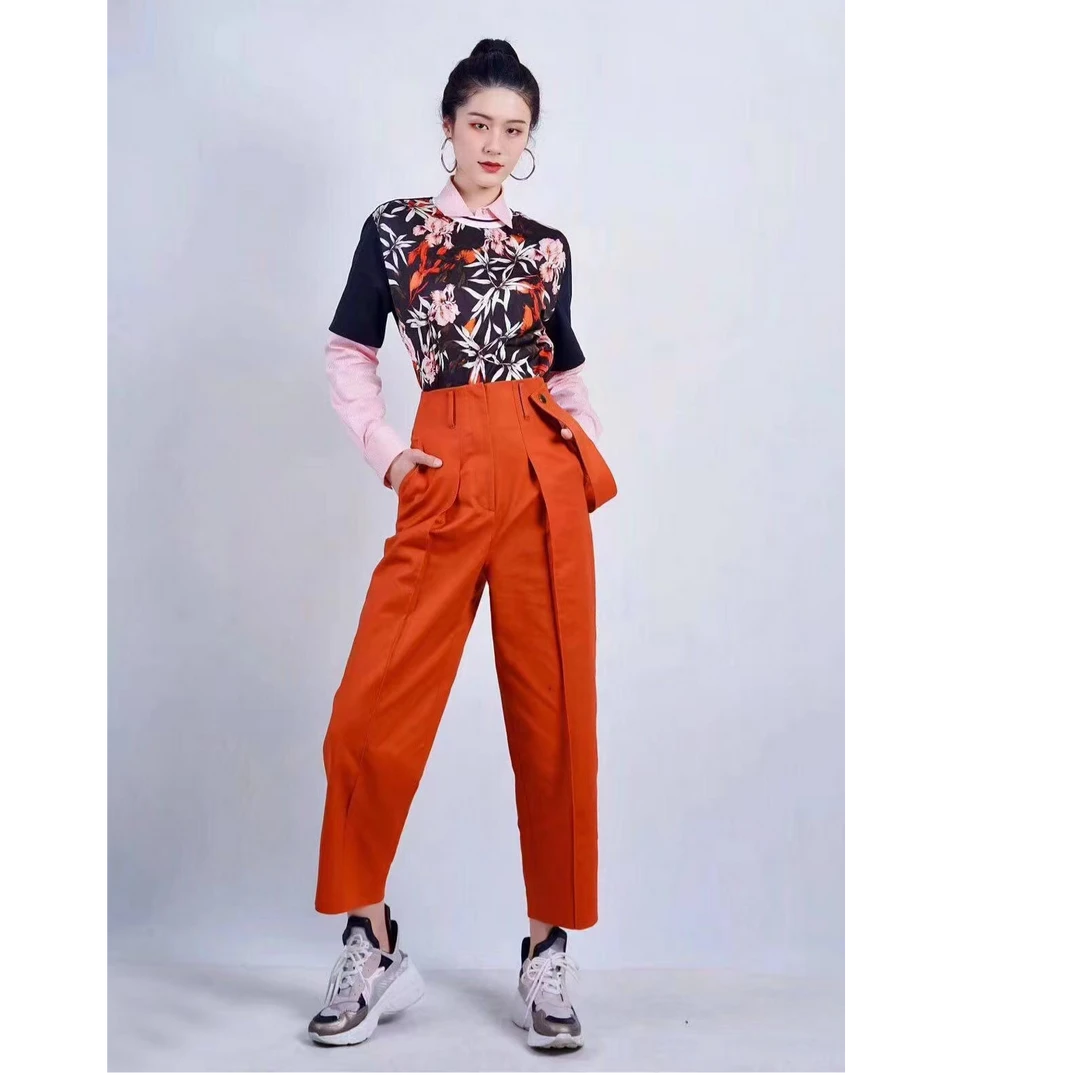 不支持退换 高腰纸袋裤1100207