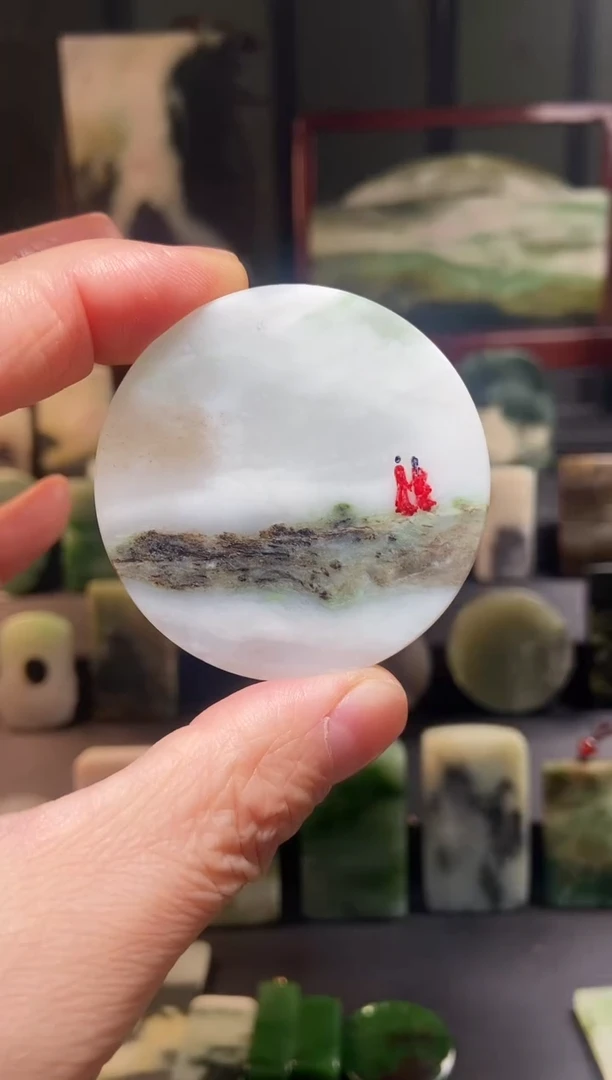 未镶嵌独山玉颈饰yc