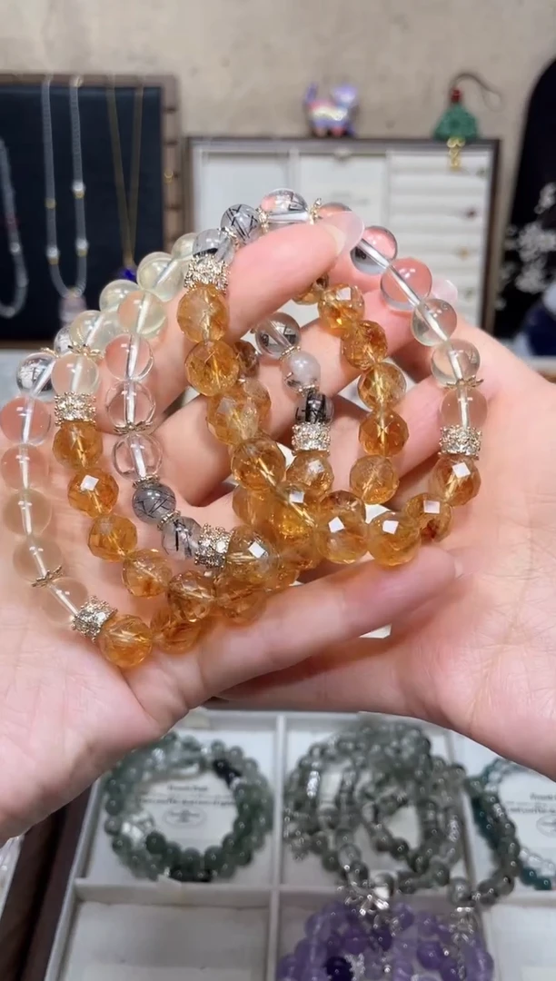 【闪购商品】水晶手串合金【金牛座】设计款手串