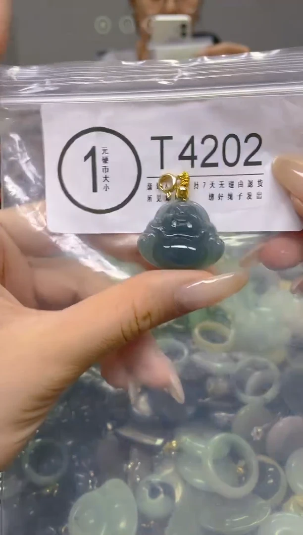 颈饰未镶嵌翡翠/ T /翡翠A货，一件也是批发价