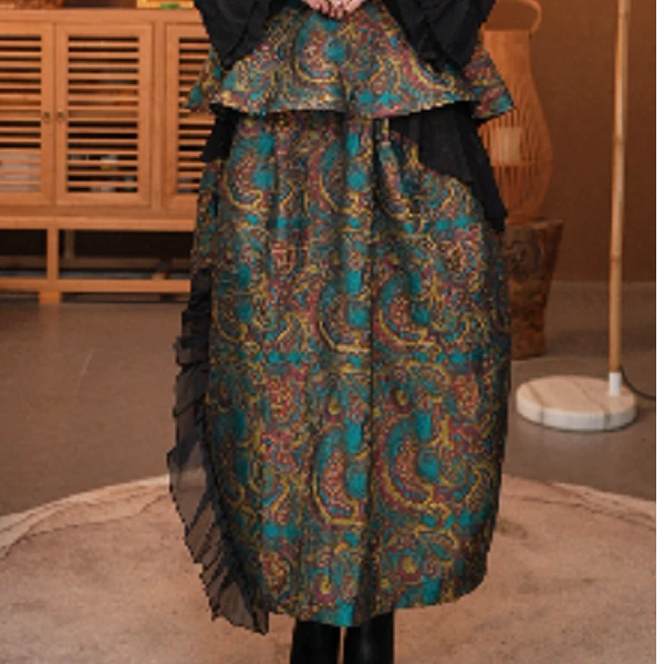 KQ155【南客】春季原创设计师百搭时尚半身裙