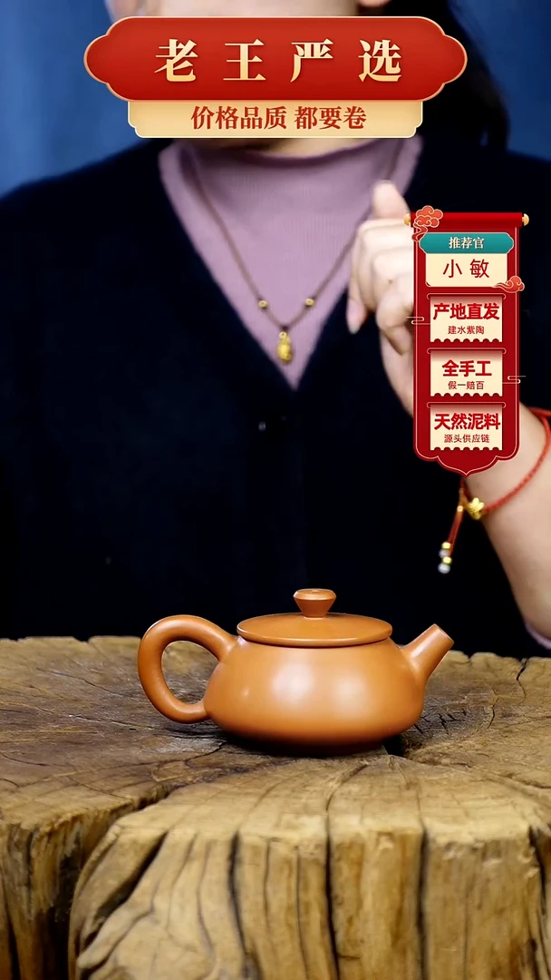 【闪购商品】壶建水紫陶全手工壶 小品