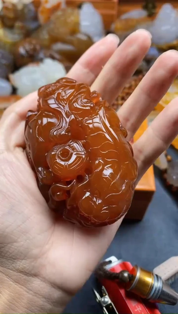 未镶嵌1玛瑙/玉髓牧*人ll