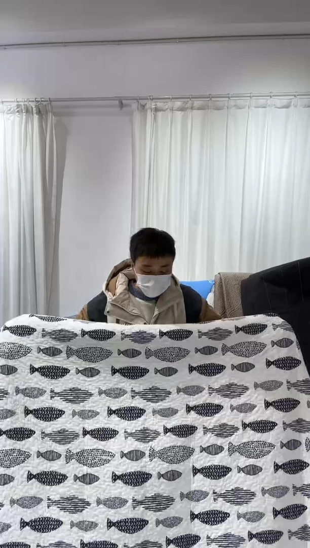 棉200*230纯棉床盖57号微瑕