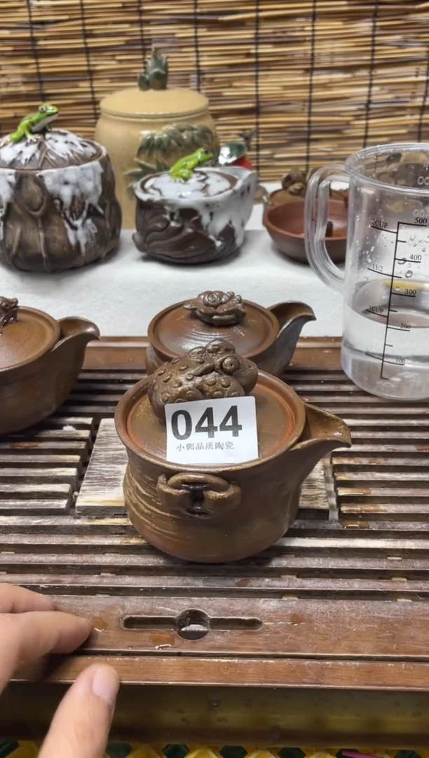 【闪购商品】杯044精美粗陶手工柴烧