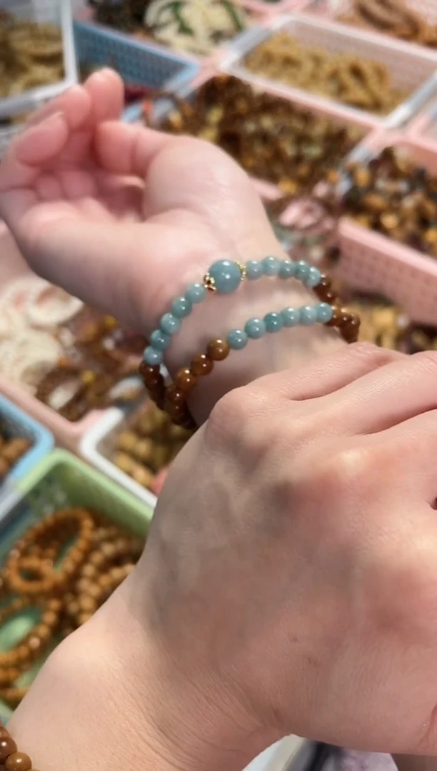 【闪购商品】库克手串库克蓝双圈