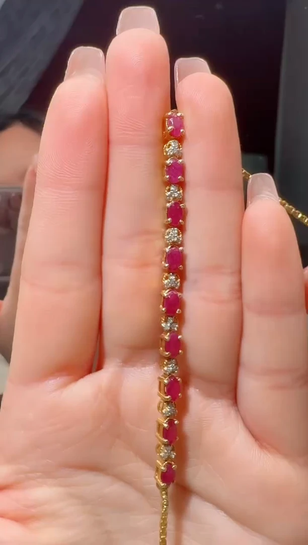 未镶嵌手链红宝石3.38ct