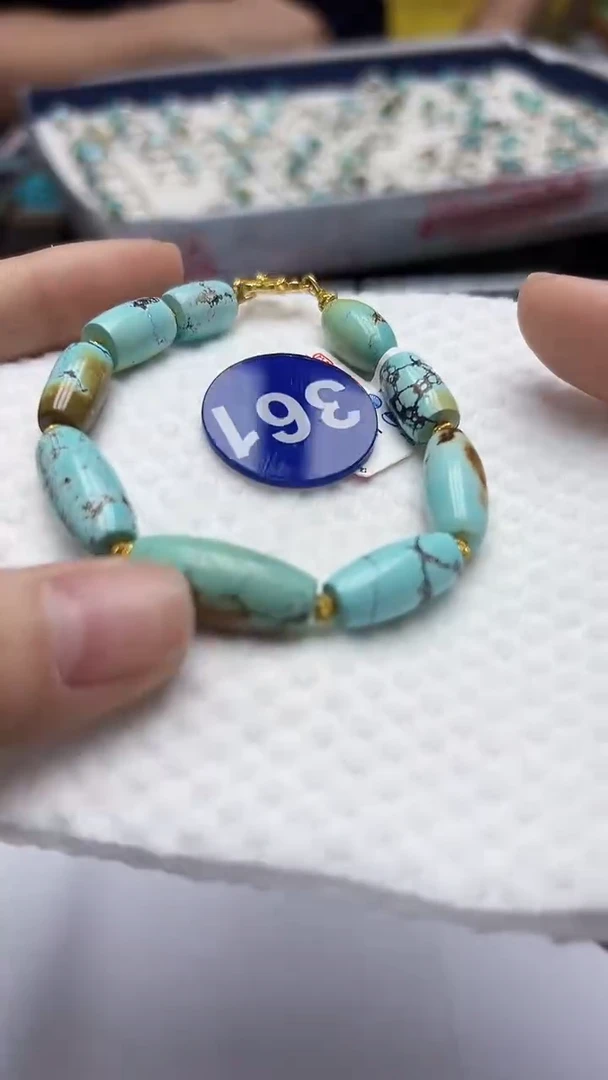 绿松石未镶嵌手链361