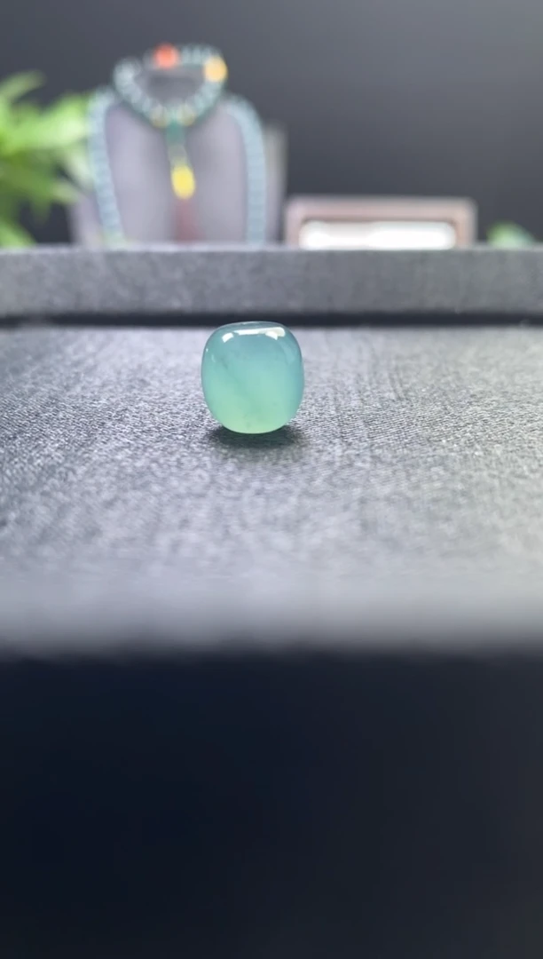 散珠翡翠散珠卡10mm左右老型珠